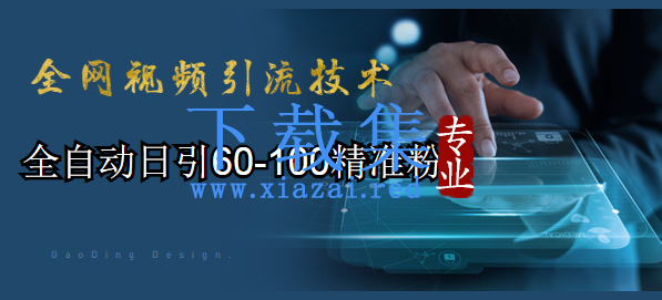 全网视频引流技术教程：全自动日引60-100精准粉！