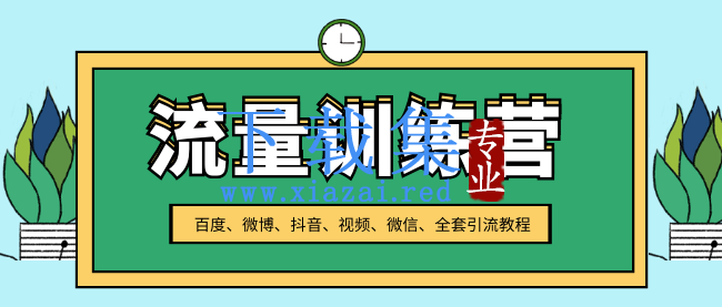 流量训练营，百度、微博、抖音、视频、微信全套引流教程