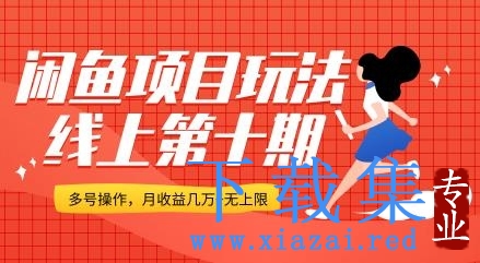 闲鱼项目玩法实战班线上第十期，多号批量操作，一个月收益几万+无上限