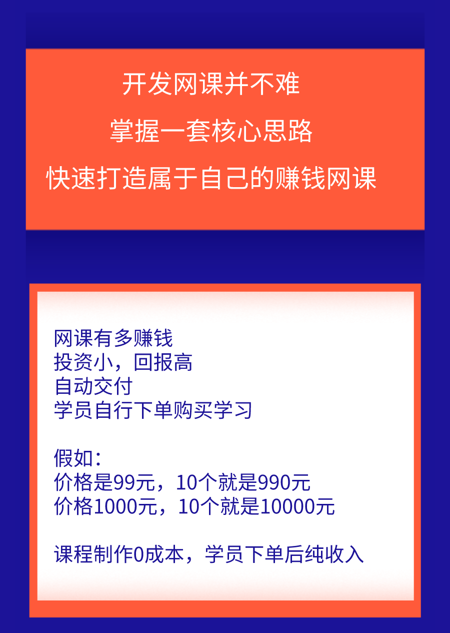 谢银龙实操月入过万的录播视频课制作、推广、赚钱视频课