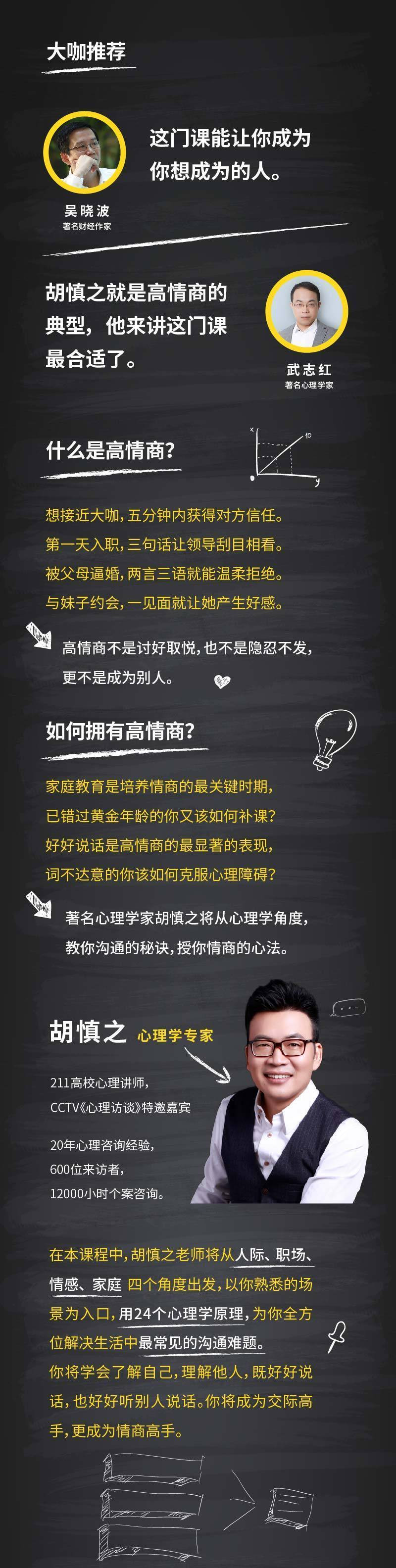 胡慎之-高情商沟通术成为最受欢迎的人