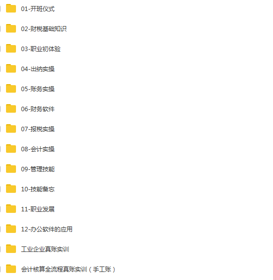 就业训练营-会计新锐实操训练营（赠真账实训课程）