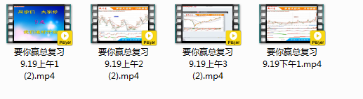 罗威要你赢实战教学总复习9.19上午+下午视频 4视频