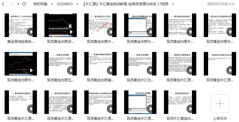 【外汇通】外汇黄金实战教程-经典波浪理论实战 17视频