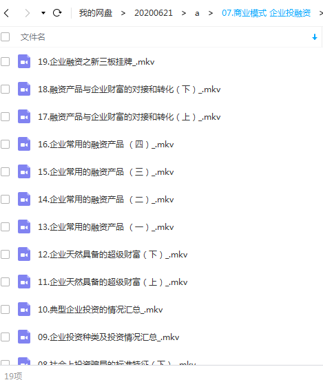 翟山鹰商业模式 企业投融资视频讲座