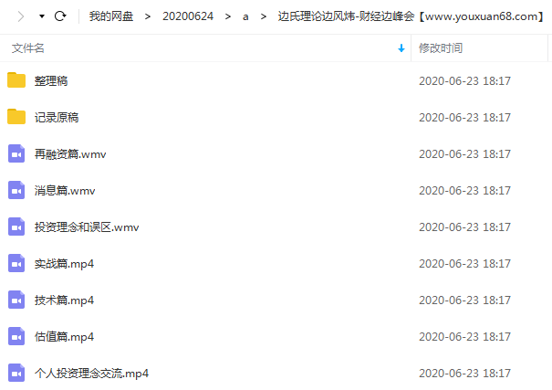 边氏理论边风炜-财经边峰会