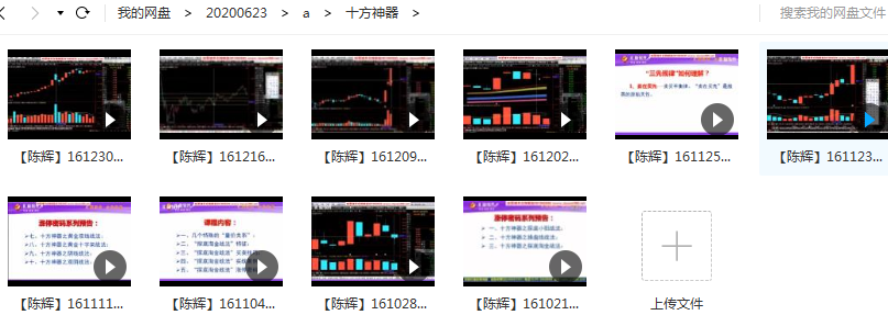 陈辉涨停密码之十方神器共10节视频