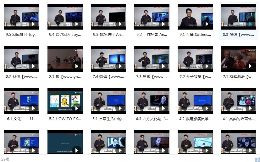 《看电影学讲英语》视频教学课程（29集 许岑）