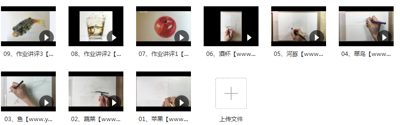 超写实的彩铅静物动物画视频_彩铅手绘超写实(9讲)