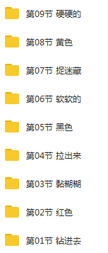 15个月宝宝早教游戏训练课程视频全套（45集）