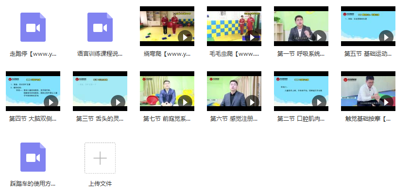宝宝儿童语言表达能力训练方法教学视频课程(13节课)