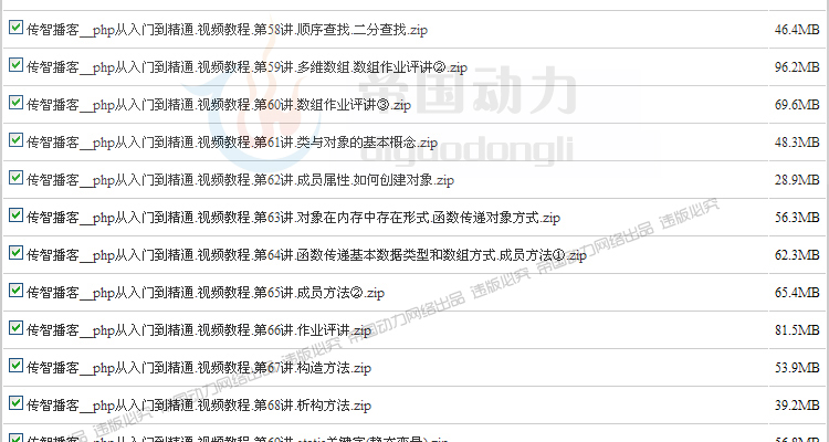 PHP视频教程大全146GB-PHP+Linux+Apache+MySQL视频教程+项目开发 第13张 PHP视频教程大全146GB-PHP+Linux+Apache+MySQL视频教程+项目开发 第13张