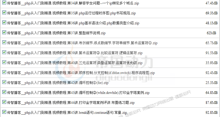 PHP视频教程大全146GB-PHP+Linux+Apache+MySQL视频教程+项目开发 第11张 PHP视频教程大全146GB-PHP+Linux+Apache+MySQL视频教程+项目开发 第11张