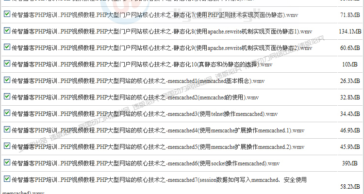 PHP视频教程大全146GB-PHP+Linux+Apache+MySQL视频教程+项目开发 第33张 PHP视频教程大全146GB-PHP+Linux+Apache+MySQL视频教程+项目开发 第33张