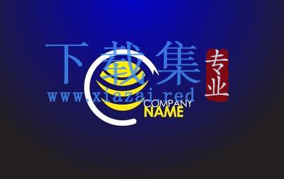 商业公司LOGO标志矢量模板