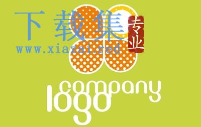 四叶草点状公司LOGO标志EPS矢量素材