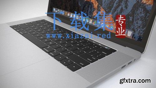 苹果笔记本C4D模型