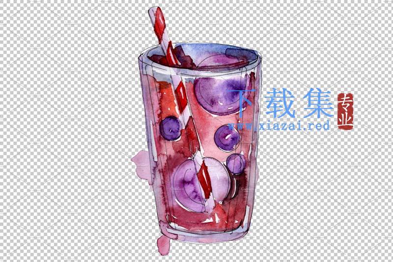 水彩饮料果汁PNG免抠图 第4张 水彩饮料果汁PNG免抠图 第4张