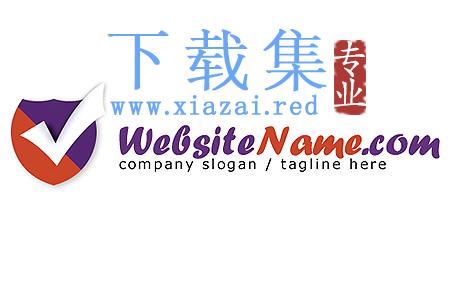 盾牌形状的LOGO标志AI矢量素材