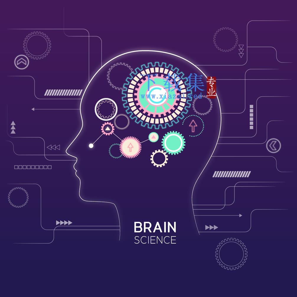 5款大脑科技神经网络创意概念想法点子聪明AI设计素材