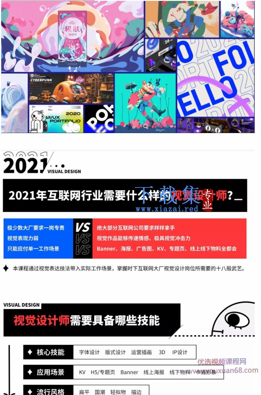 艾琦杨成林视觉技法全能班2021年5月结课【画质高清有素材】