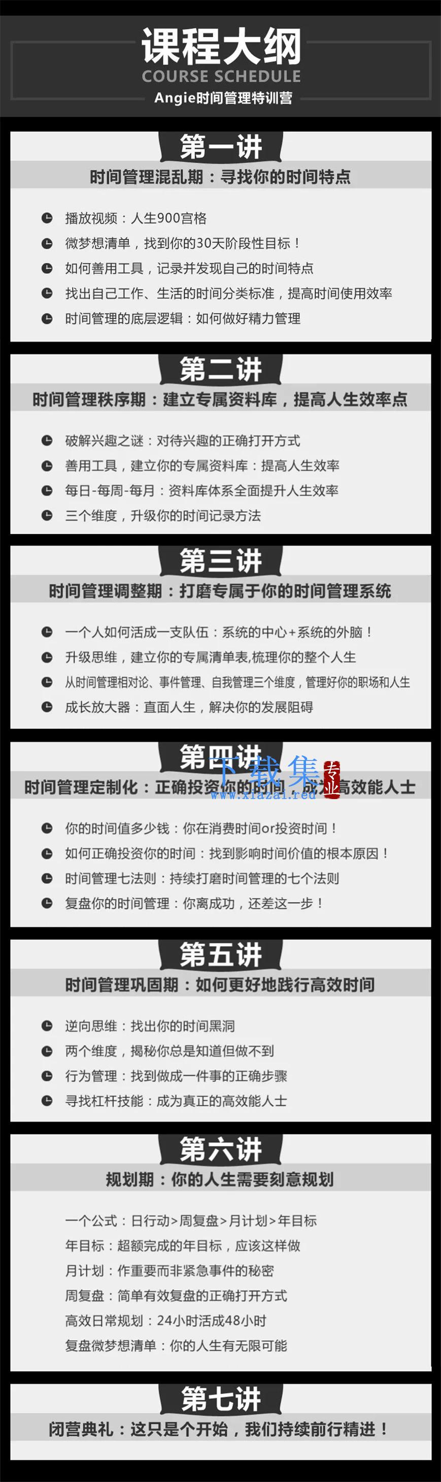 Angie老师30天时间管理特训营如何有效提高你的时间价值