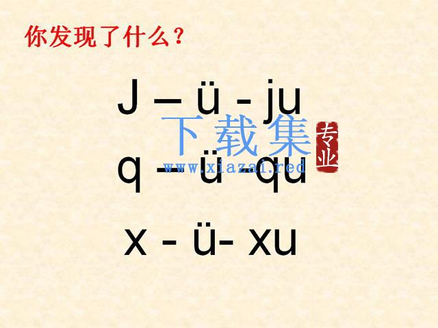 拼音jqx课件PPT下载 第1张 拼音jqx课件PPT下载 第1张