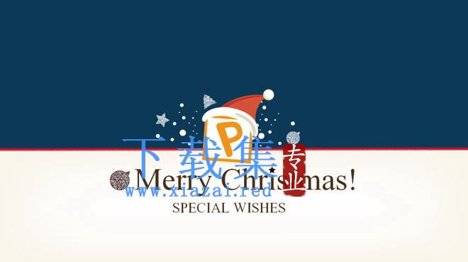 Merry Christmas!圣诞快乐PPT模板下载 第1张 Merry Christmas!圣诞快乐PPT模板下载 第1张