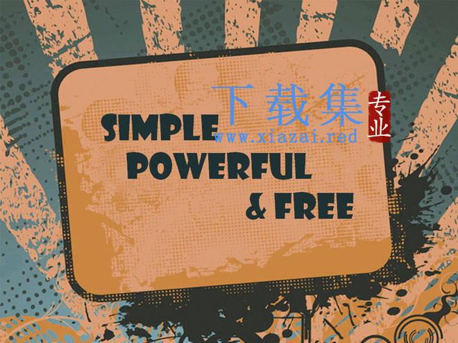 个性非主流涂鸦PowerPoint模板下载 第1张 个性非主流涂鸦PowerPoint模板下载 第1张