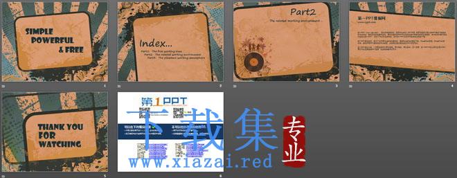 个性非主流涂鸦PowerPoint模板下载 第2张 个性非主流涂鸦PowerPoint模板下载 第2张