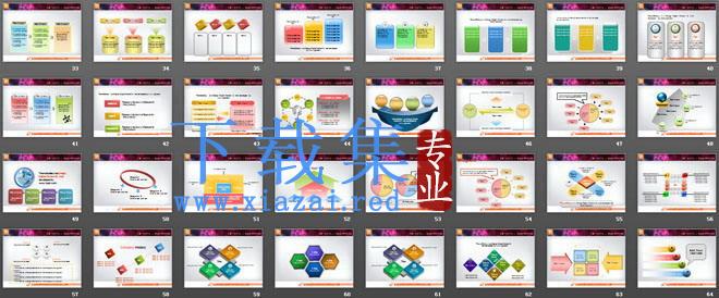 240张PPT图表模板大全整套下载 第3张 240张PPT图表模板大全整套下载 第3张
