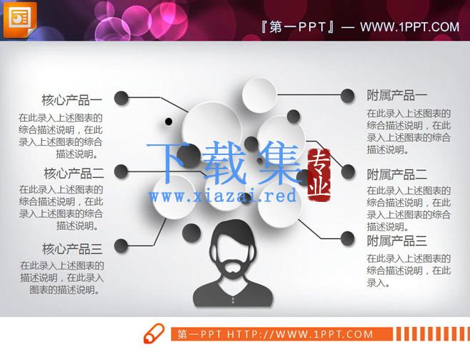 黑白微立体商业融资计划书PPT图表大全