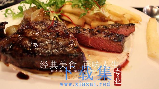 牛排美食PowerPoint模板