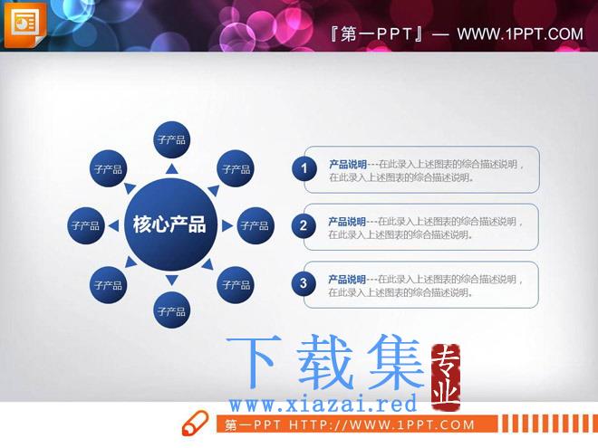 蓝色实用商业融资PPT图表大全