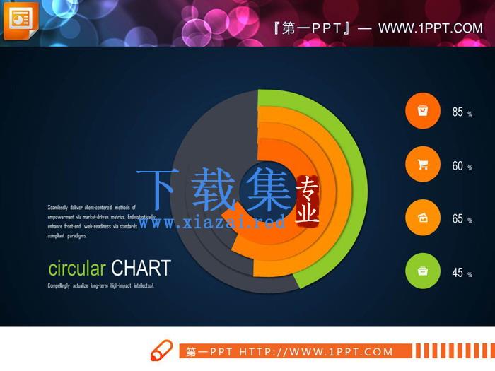 七张包含关系PPT图表