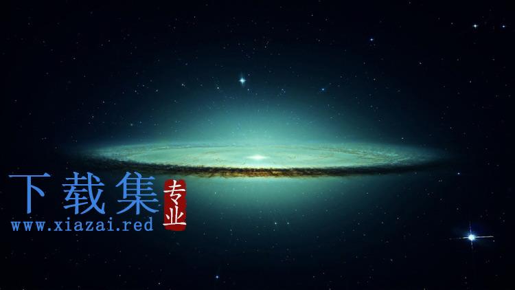 六张星空星球宇宙PPT背景图片