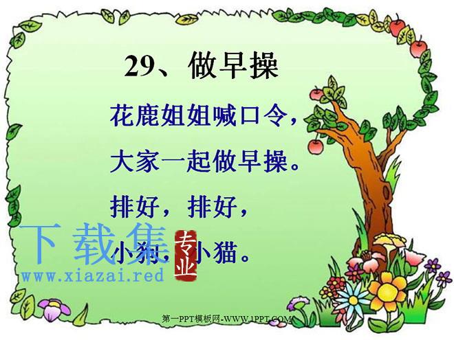 做早操ppt教学课件下载2