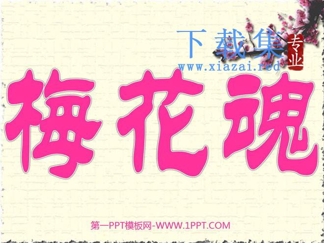 《梅花魂》PPT课件下载