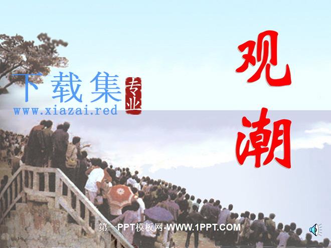 《观潮》PPT课件