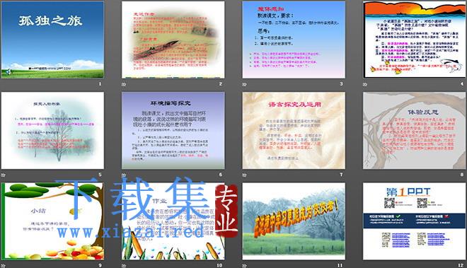《孤独之旅》PPT课件2