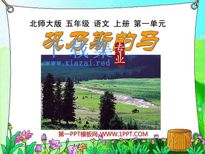 《巩乃斯的马》PPT课件2
