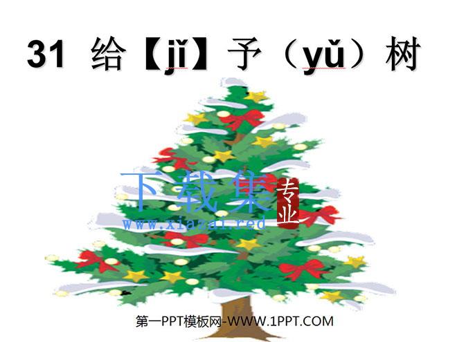 《给予树》PPT教学课件下载5