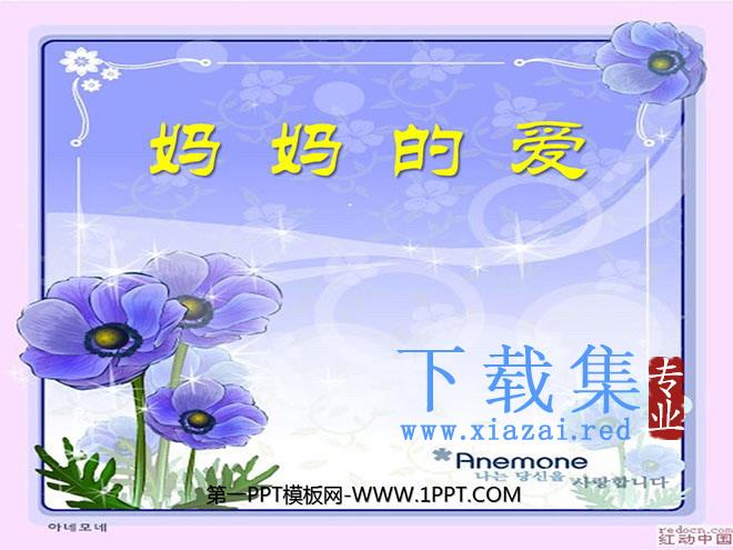 《妈妈的爱》PPT课件