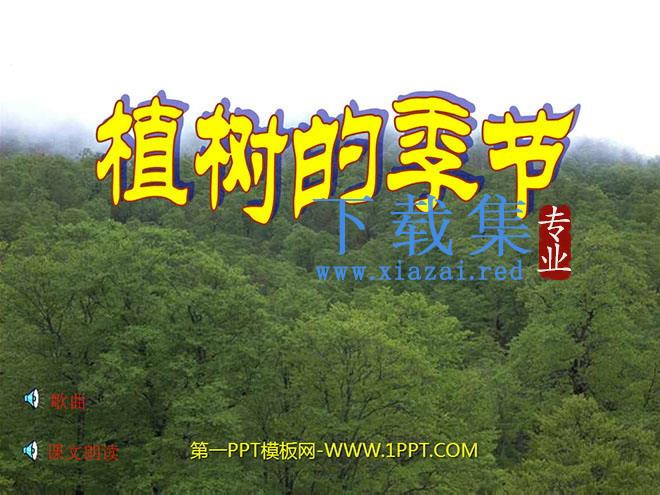《植树的季节》PPT课件