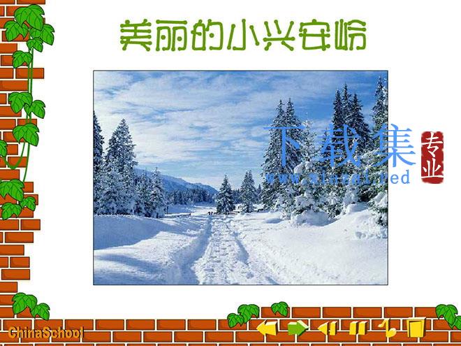 《美丽的小兴安岭》Flash动画课件