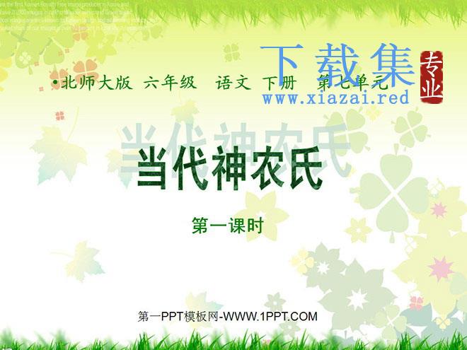 《当代神农氏》PPT课件