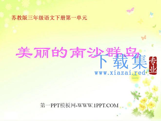 《美丽的南沙群岛》PPT课件2