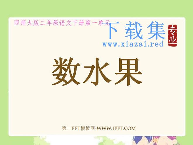 《数水果》PPT课件