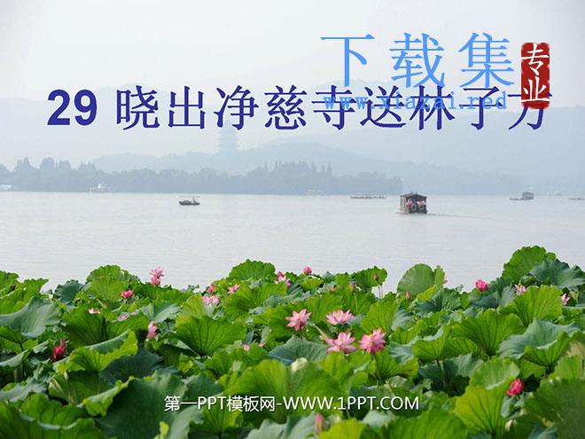 《晓出净慈寺送林子方》PPT课件2