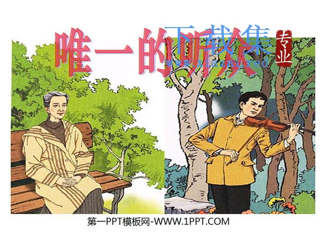 《唯一的听众》PPT课件5
